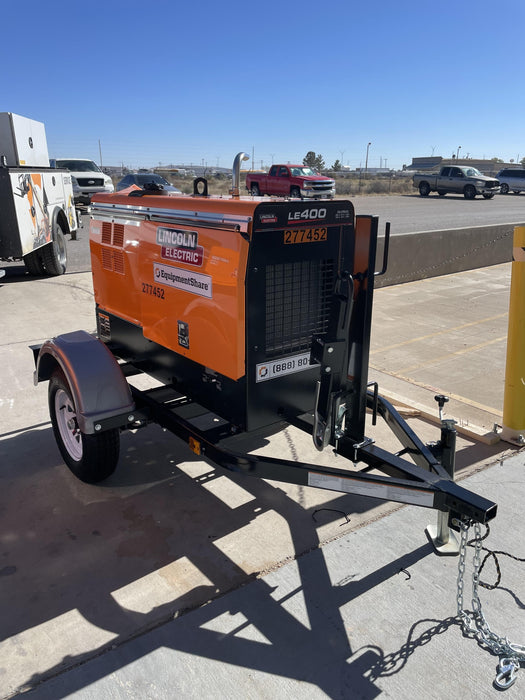 2022 Lincoln Electric LE400 Kubota V1505, Trlr, Cable Rack, Light Kit, ES Decals, T3