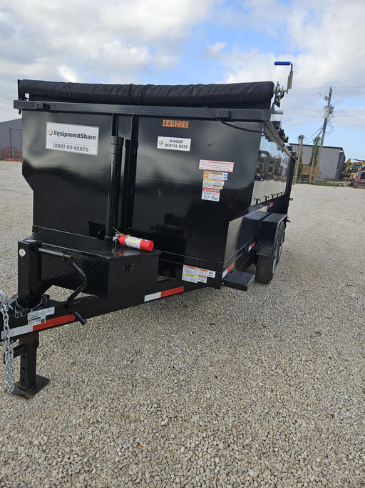 2025 TEXAS PRIDE TRAILERS 14'L x 7'W 5 Cu Yd Trunnion Hydraulic Dump