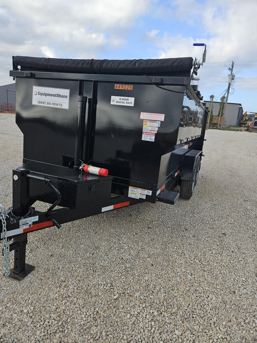 2025 TEXAS PRIDE TRAILERS 14'L x 7'W 5 Cu Yd Trunnion Hydraulic Dump