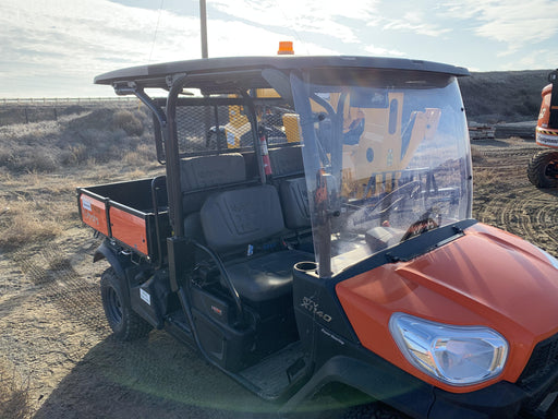 Kubota RTV-X1140W-H Canopy, 4-Seater, Diesel, Windshield Acrylic Clear, Strobe Light, Backup Alarm