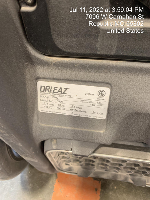 2020 DRI-EAZ LGR6000Li