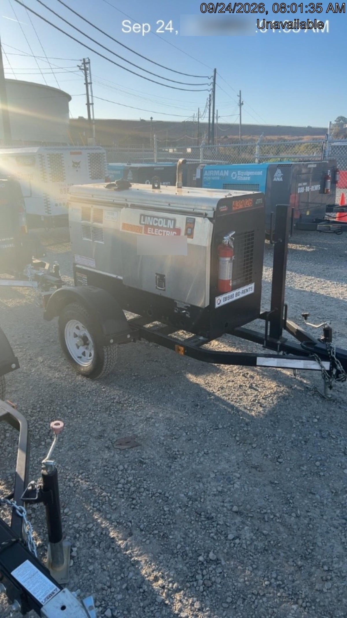 2024 Lincoln Electric LE400 Kubota V1505, Trlr, Cable Rack, Light Kit, ES Decals, T3
