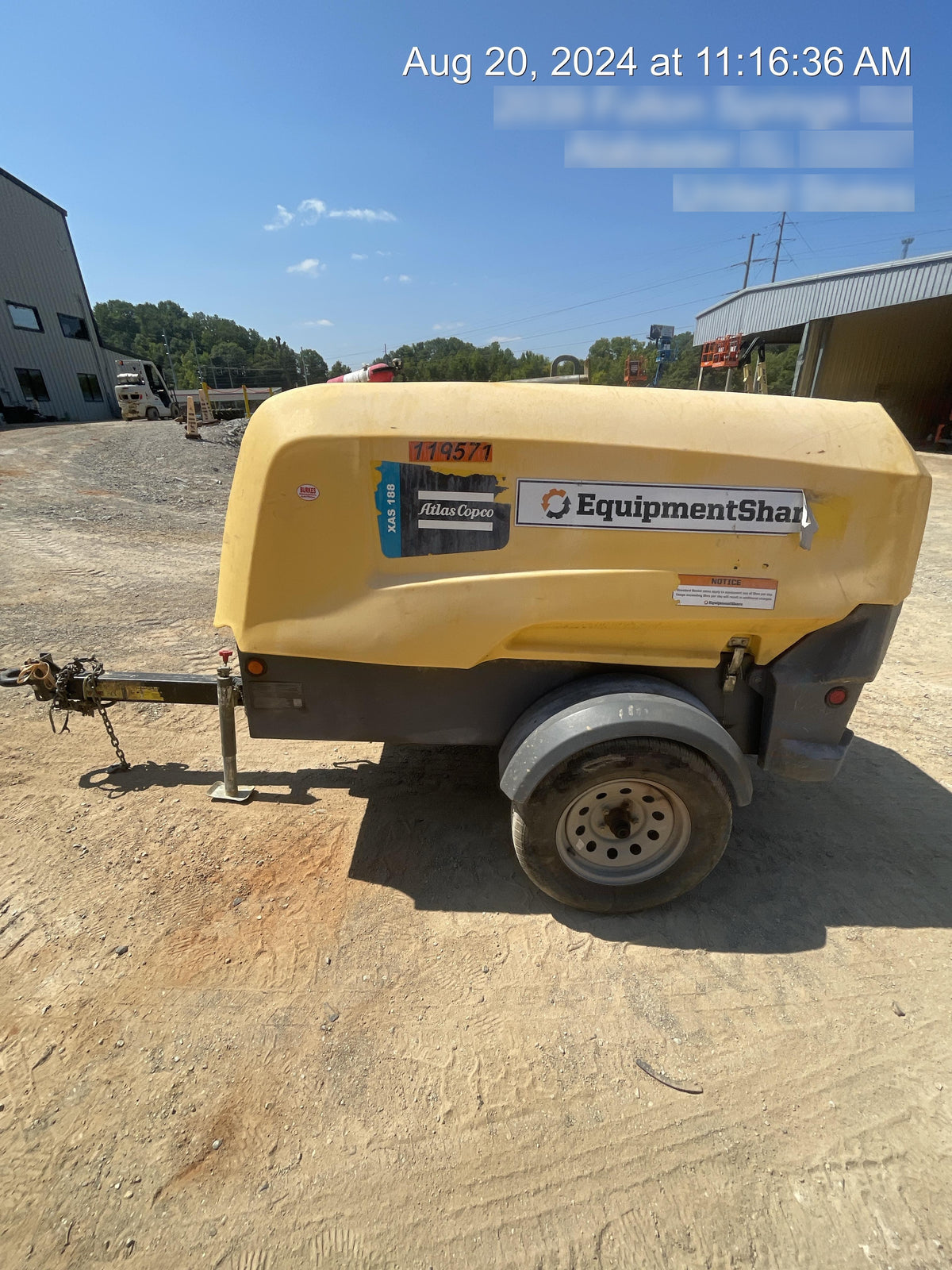 2020 ATLAS COPCO XAS188