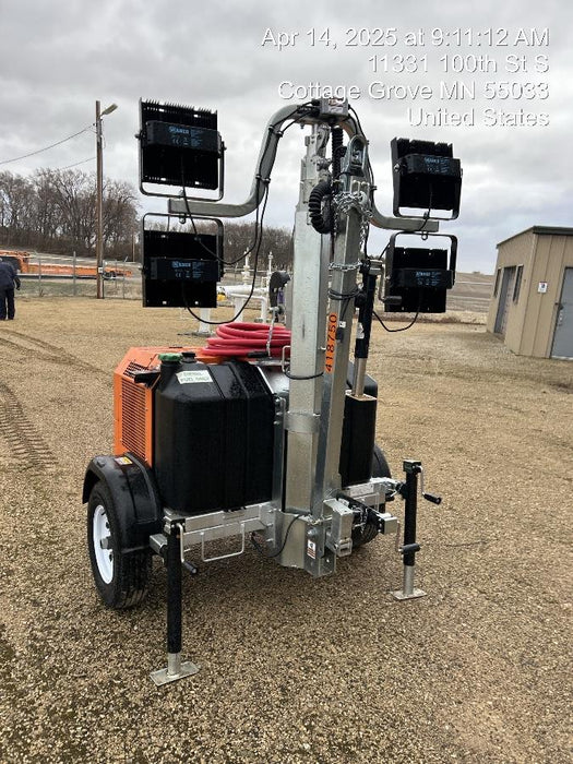 2024 Wanco WLTT-4MM4K Diesel, Deep Sea Controller, Shore Power Plug, Auto Start, (4) 350W LED Floodlights, 4kW Generator, 60 Gal Fuel Tank, 2" Ball, T3
