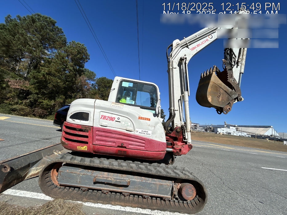2020 Takeuchi TB290C Cab/Heat/Air, Rubber Tracks, Manual TAG QC