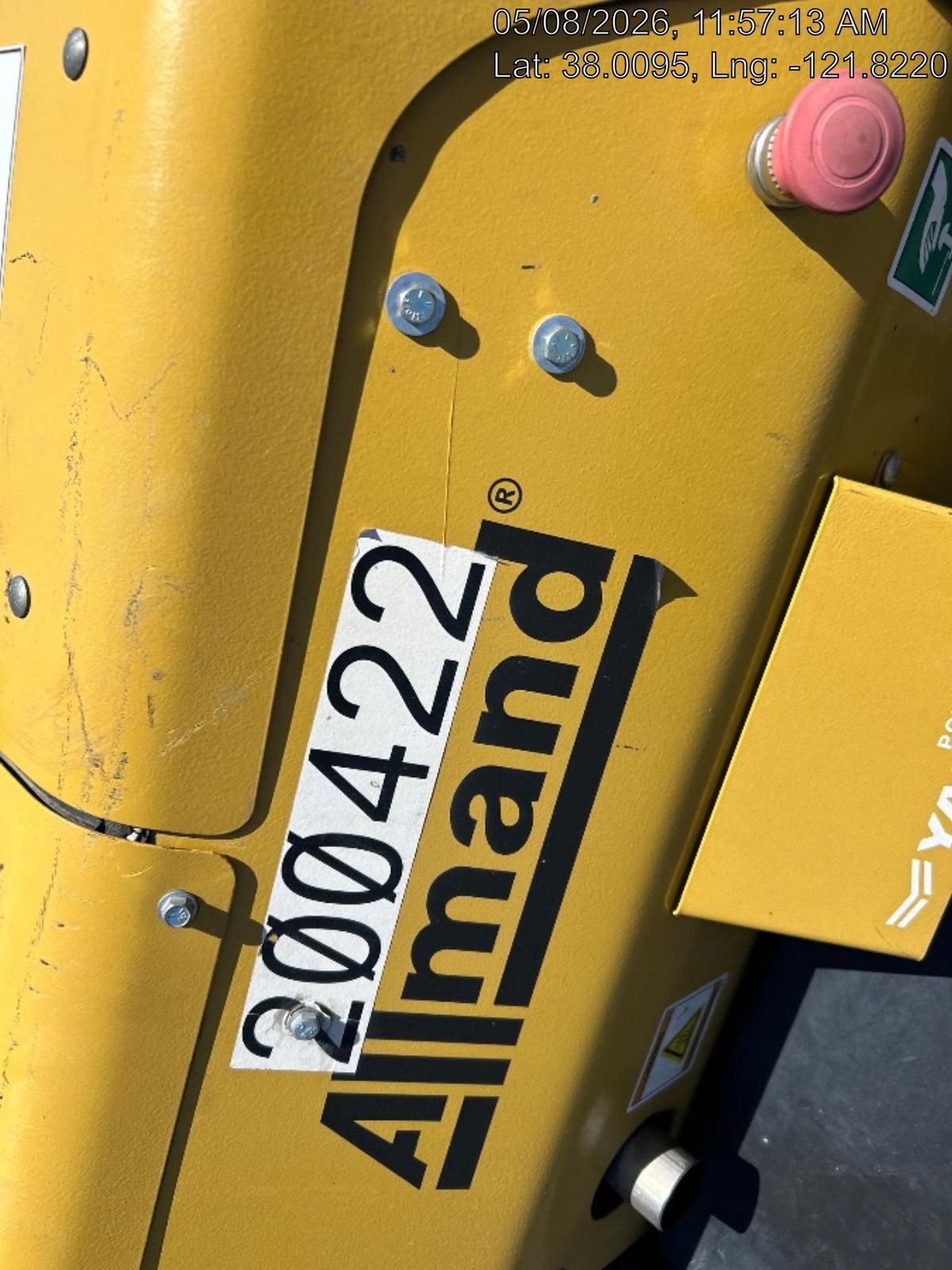 2022 Allmand NLV3GR (4) LED Light Fixture 350W, 23' Vertical Mast, 3kW Prime, Towable, Deep Sea L401, Leveling Jacks, Yanmar T4F 5.8hp