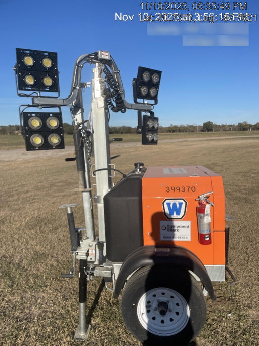 2024 Wanco WLTT-4MM4K Diesel, Deep Sea Controller, Shore Power Plug, Auto Start, (4) 350W LED Floodlights, 4kW Generator, 60 Gal Fuel Tank, 2" Ball, T3
