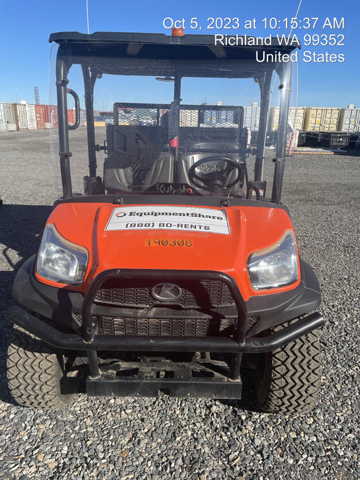 Kubota RTV-X1140W-H Plastic Canopy, Windshield Acrylic Clear, LED Strobe Light, Wire Harness Kit, Back up Alarm