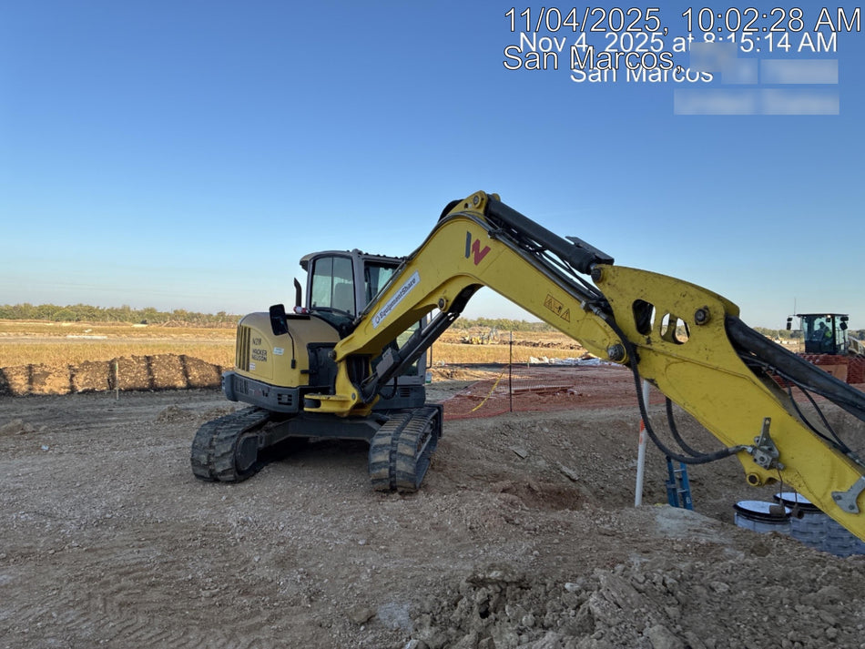 2018 Wacker Neuson ET90 ET90 18K Excavator, Cab, Hydraulic Thumb , Bucket 36, 24", 12"