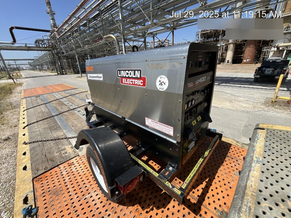 2024 Lincoln Electric LE400 Kubota V1505, Trlr, Cable Rack, Light Kit, ES Decals, T3