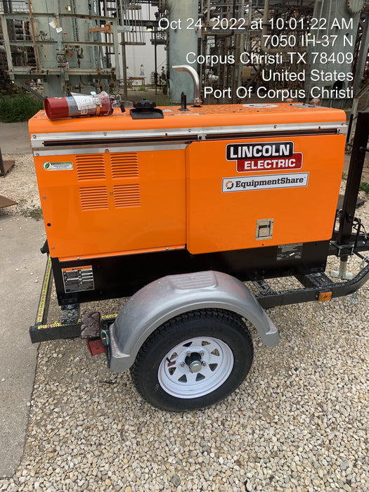 2022 Lincoln Electric LE400 Kubota V1505, Trlr, Cable Rack, Light Kit, ES Decals, T3