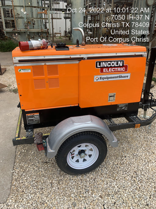 2022 Lincoln Electric LE400 Kubota V1505, Trlr, Cable Rack, Light Kit, ES Decals, T3