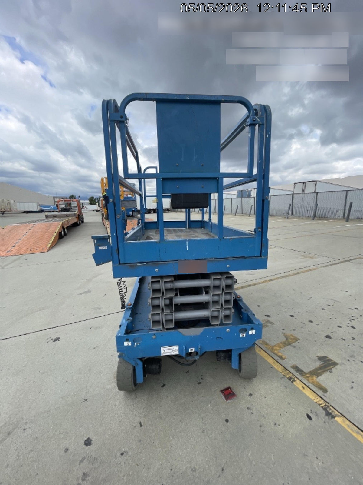 2019 Genie GS-2646 folding rails with full height swing gate