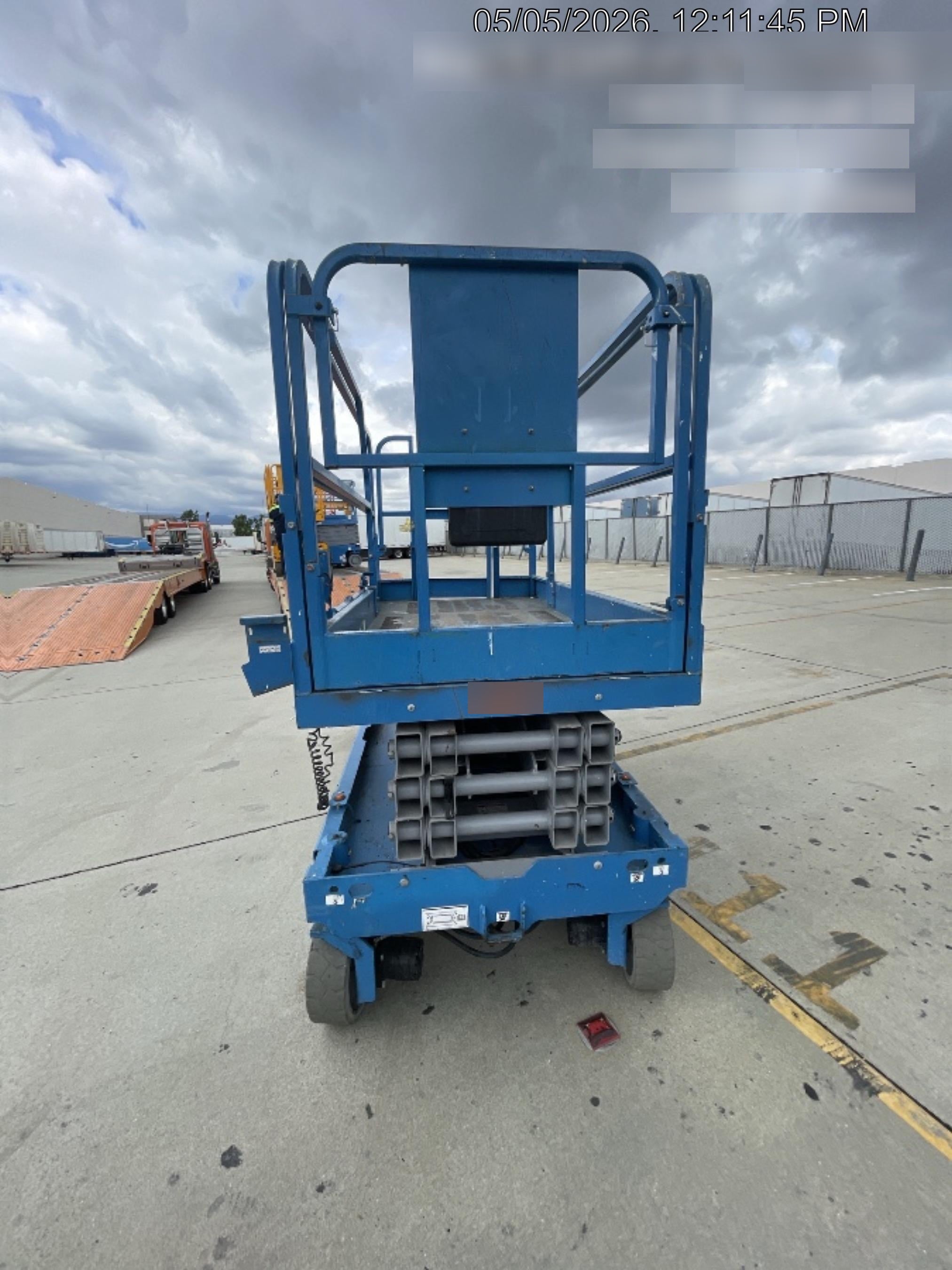 2019 Genie GS-2646 folding rails with full height swing gate