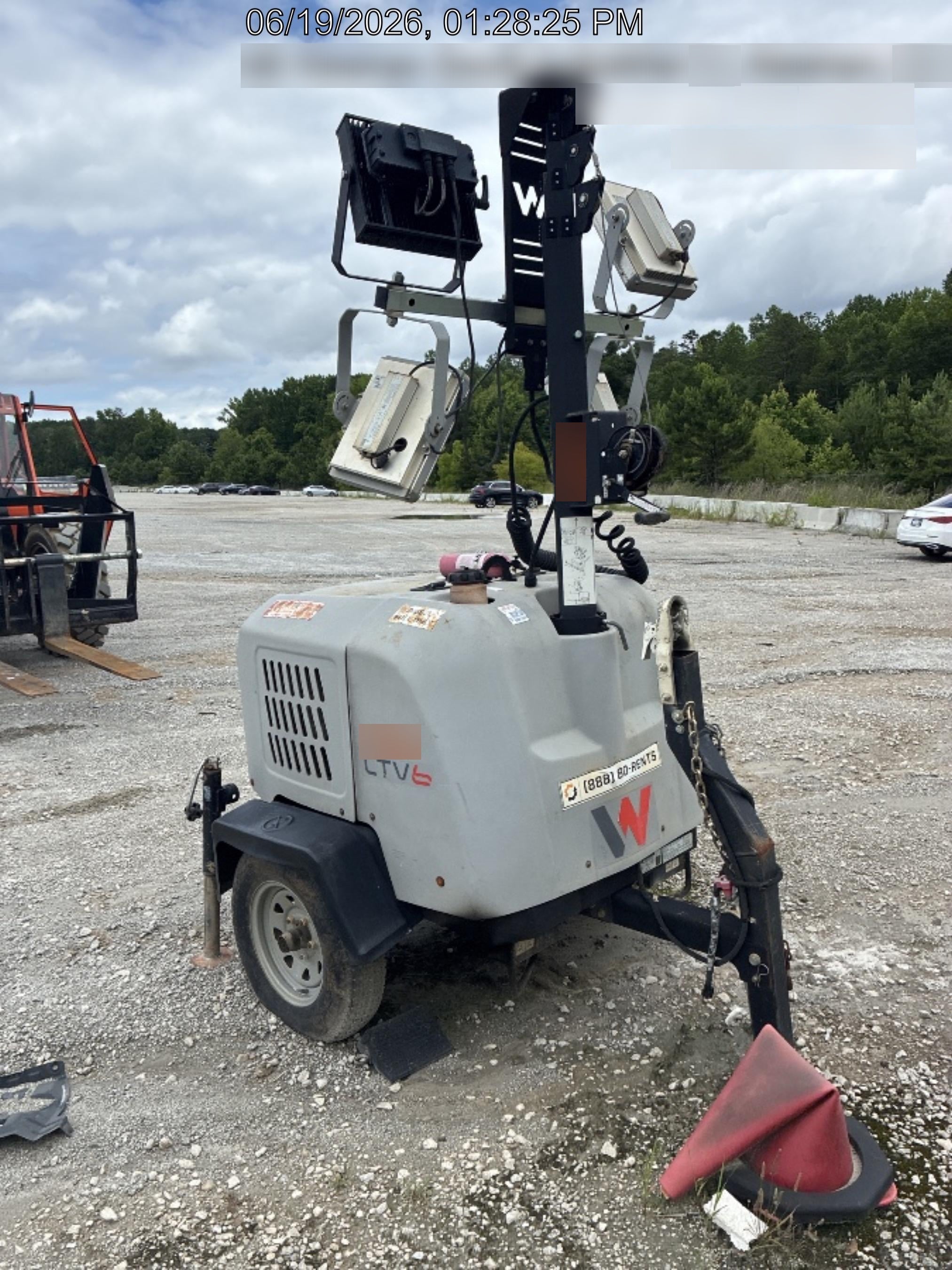 2019 Wacker Neuson LTV6K-LED Standard LED Towable Light Tower w/None