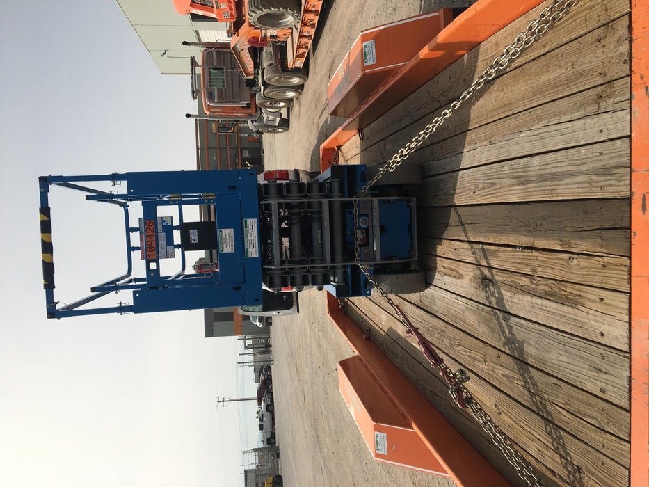 2020 Genie GS-2632 Solid NM Tires, Folding Rails with Half-Height Swing Gate, Beacon