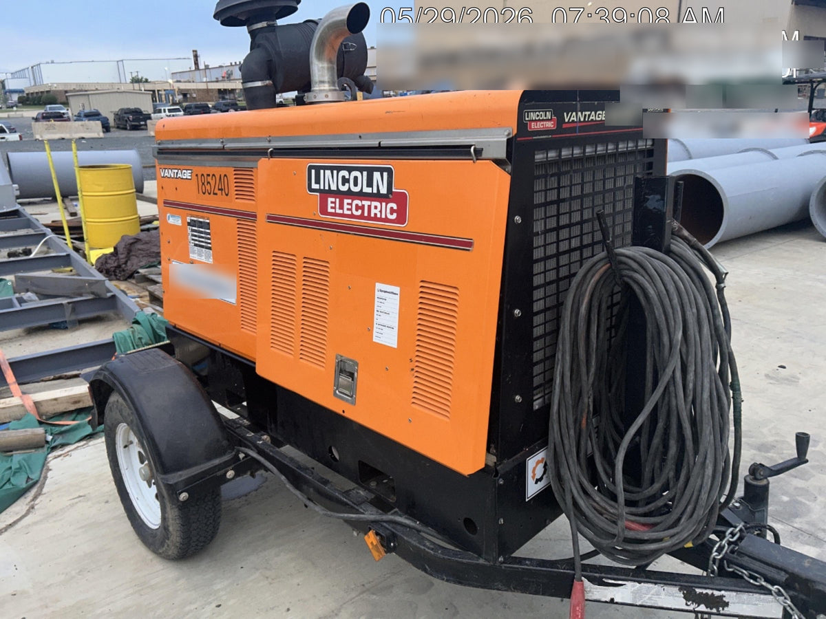 2021 Lincoln Electric Vantage 549X Ready Pak 3, ORANGE (includes trailer, cable rack, fender light kit)