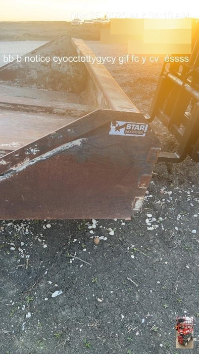 2020 STAR INDUSTRIES 95" Forklift Bucket - Star