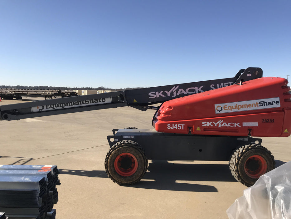 2019 Skyjack SJ45T+ Diesel, Foam Filled Tires, Welder Ready Generator, Beacon