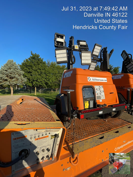 2023 Generac MLT2 Diesel, Flex Switch 120V Input, Powerzone Controller, (4) 320W LED Lights, 4kW Generator, 39.9 Gal Fuel Tank, 2" Ball, T3