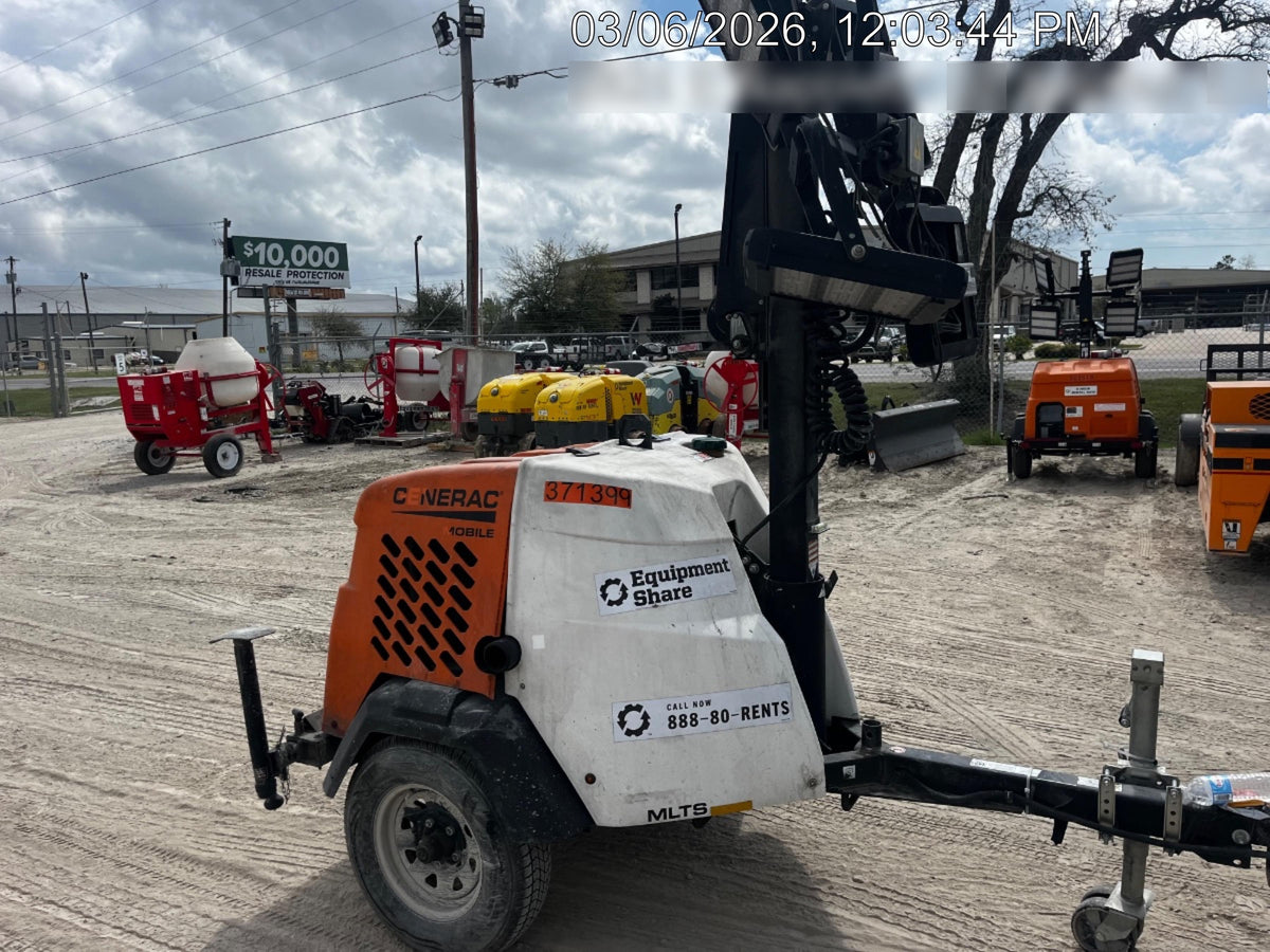 2023 Generac MLT2 Diesel, Flex Switch 120V Input, Powerzone Controller, 
(4) 320W LED Lights, 4kW Generator, 39.9 Gal Fuel Tank, 2" Ball, T3