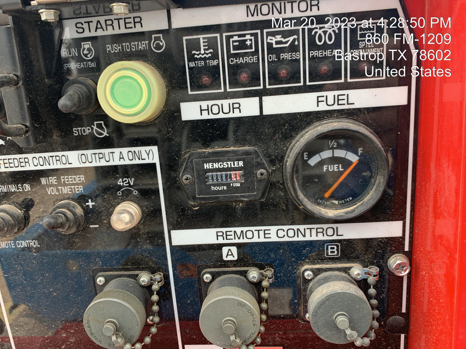 2022 Shindaiwa DGW400MDL Kubota D902 Engine, 23 HP, Dual Op Welder, Wire, Arc, Droop Stick, Tig, and CC Stick Functionality, Simulphase, 3 Phase and 1 Phase Gen Output, Single Axle NB Trlr, Slr Trckl Chrg 12V 12W, Fire Ext