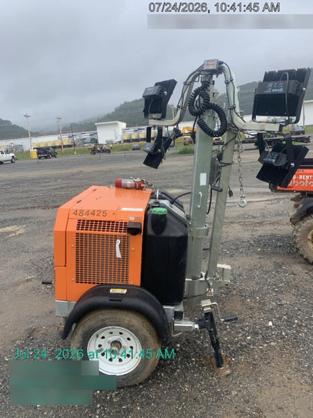 2024 Wanco WLTT-4MM4K Diesel, Mitsubishi L2E, 9.0HP @1800 rpm, Deep Sea Controller, Shore Power Plug, Auto Start, (4) 350W LED Floodlights, 4kW Generator, 60 Gal Fuel Tank, 2" Ball, T3