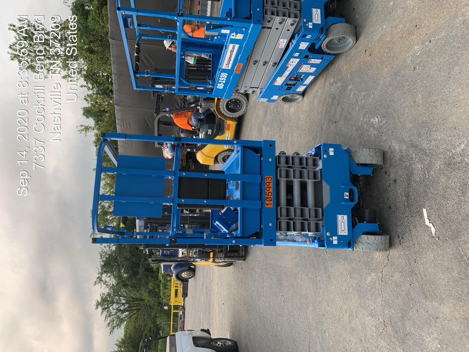 2020 Genie GS-1930 Solid Non Marking Tires, Beacon, Folding rails with half height swing gate
