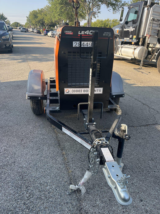 2022 Lincoln Electric LE400 Kubota V1505, Trlr, Cable Rack, Light Kit, ES Decals, T3