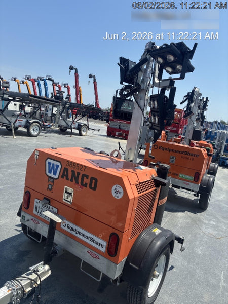 2024 Wanco WLTT-4MM4K Diesel, Deep Sea Controller, Shore Power Plug, Auto Start, (4) 350W LED Floodlights, 4kW Generator, 60 Gal Fuel Tank, 2" Ball, T3