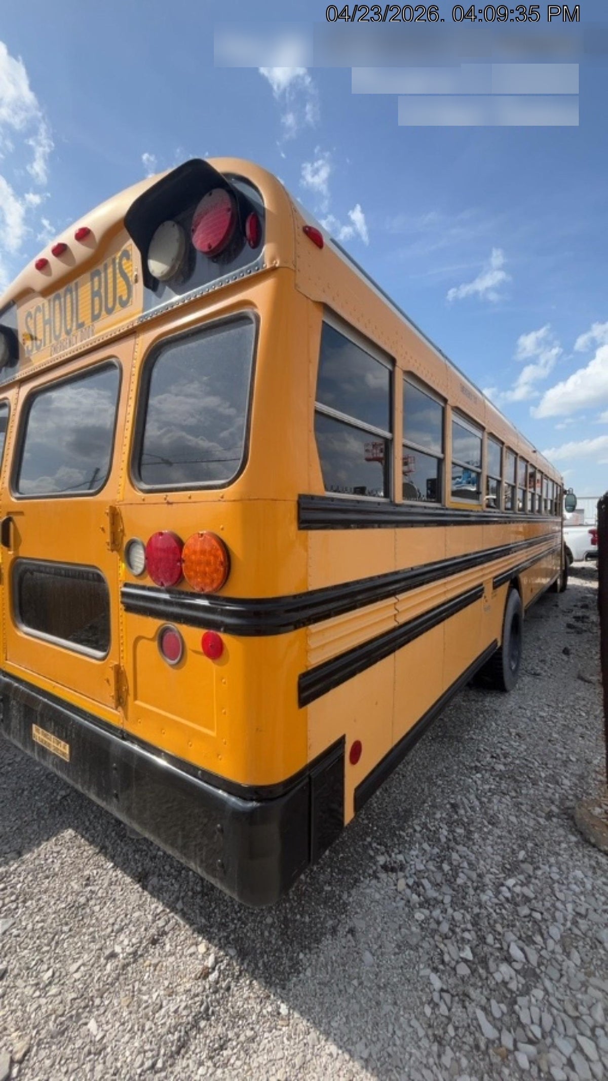 2012 BLUE BIRD 72 Passenger Bus