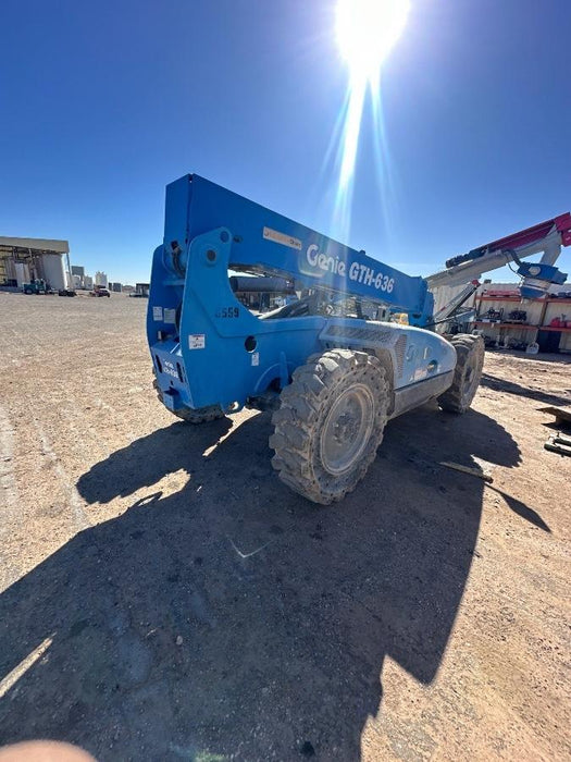 2018 Genie GTH-636 Genie GTH-636 w/Open ROPS, Solid Tires, Work Light/Beacon, 48" Carriage and Forks