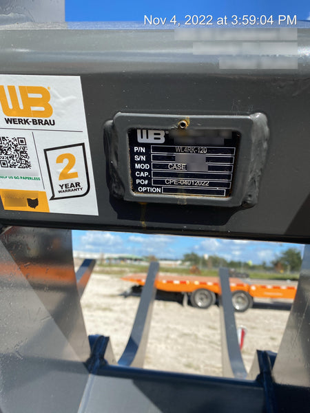 2022 WERK-BRAU WL4RK-120 - Werk-Brau