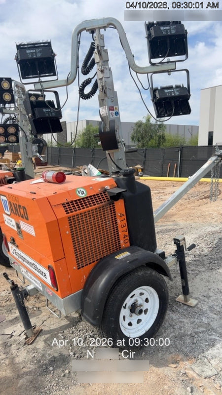 2024 Wanco WLTT-4MM4K Diesel, Deep Sea Controller, Shore Power Plug, Auto Start, (4) 350W LED Floodlights, 4kW Generator, 60 Gal Fuel Tank, 2" Ball, T3