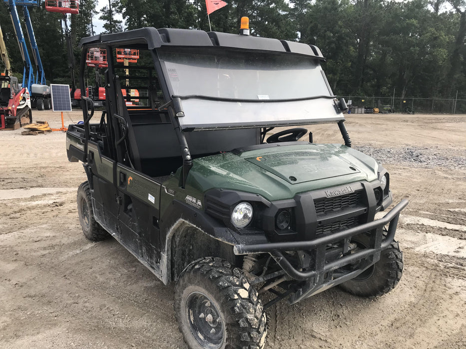 2019 Kawasaki Mule PRO-DXT Standard Options, Backup Alarm, Beacon, Plastic Hard Top, Poly Windshield, Horn Kit