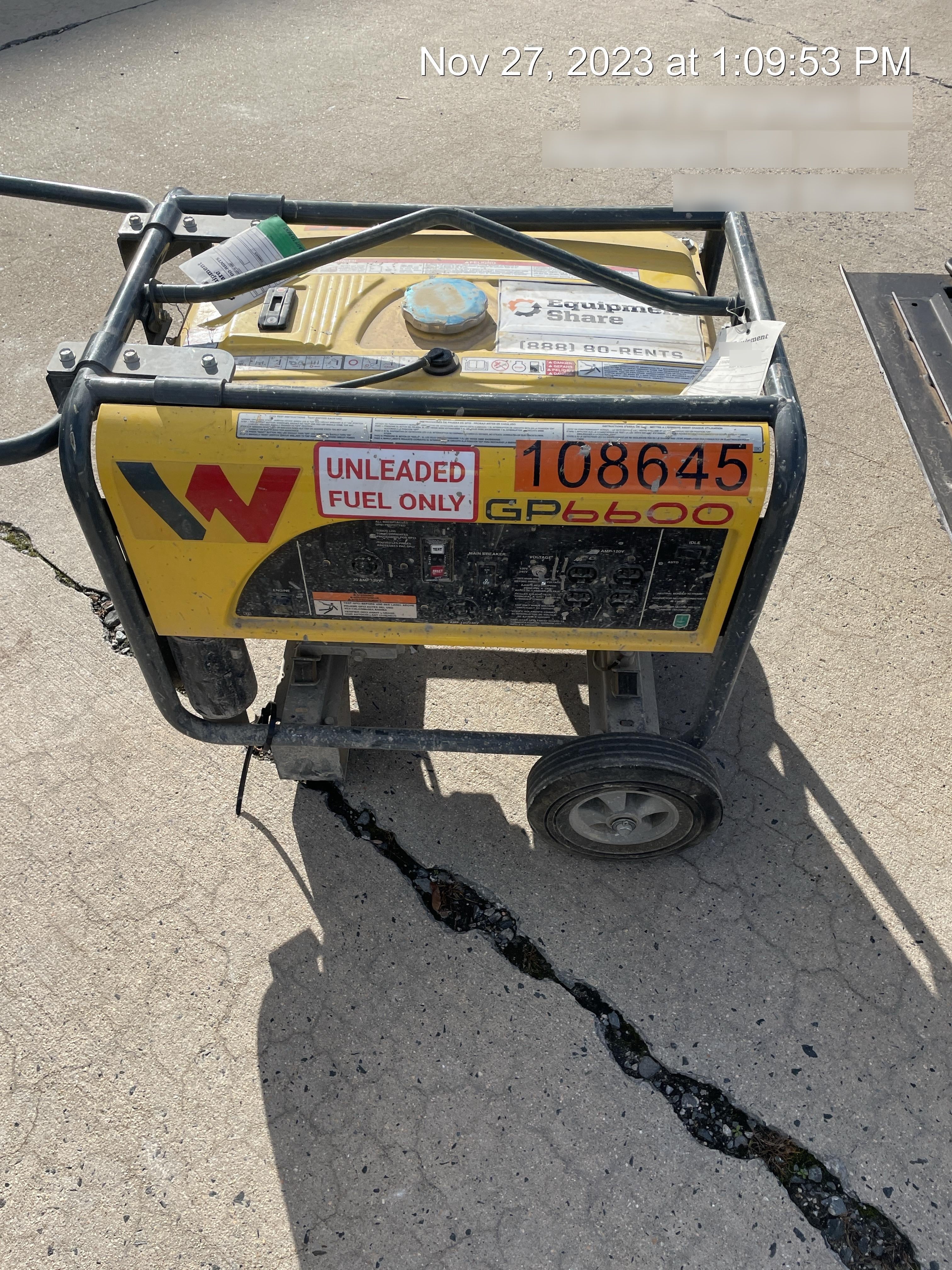 2020 WACKER NEUSON GP6600A
