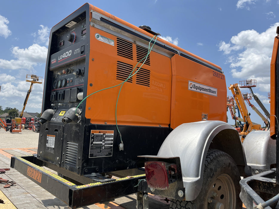 2022 Lincoln Electric LE400 Kubota V1505, Trlr, Cable Rack, Light Kit, ES Decals, T3