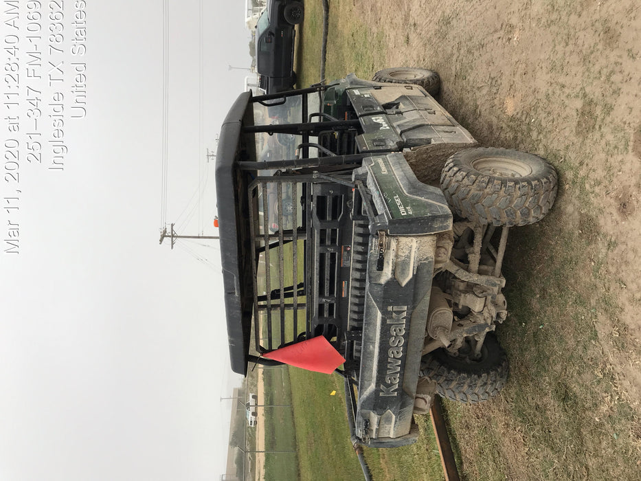 2018 Kawasaki Mule PRO-DXT Kawasaki Mule 4x4 Diesel UTV w/Hard Top, Windshield, Beacon, Backup Alarm, ES Keypad/Hardware Installed