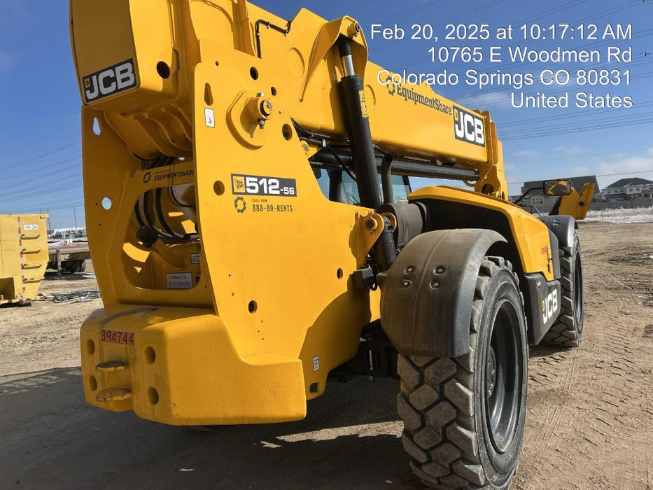 2024 JCB 512-56 74Hp Dsl, Cab/Heat/Air, FF Tires, LED WL, Bcn, L Hook, T3 + Access Control