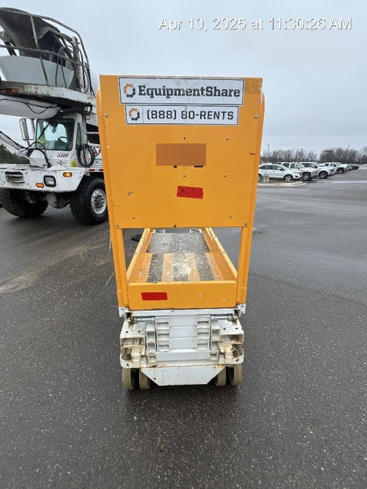 Custom Equipment HB-1430 <ul>
 <li>Hy-Brid Scissor Lift</li>
  <li>Platform capacity up to 670 lbs.</li>
  <li>Working height up to 20 ft</li>
  <li>Weighs under 1,700 lbs.</li>
  <li>Non-marking wheels </li>
</ul>