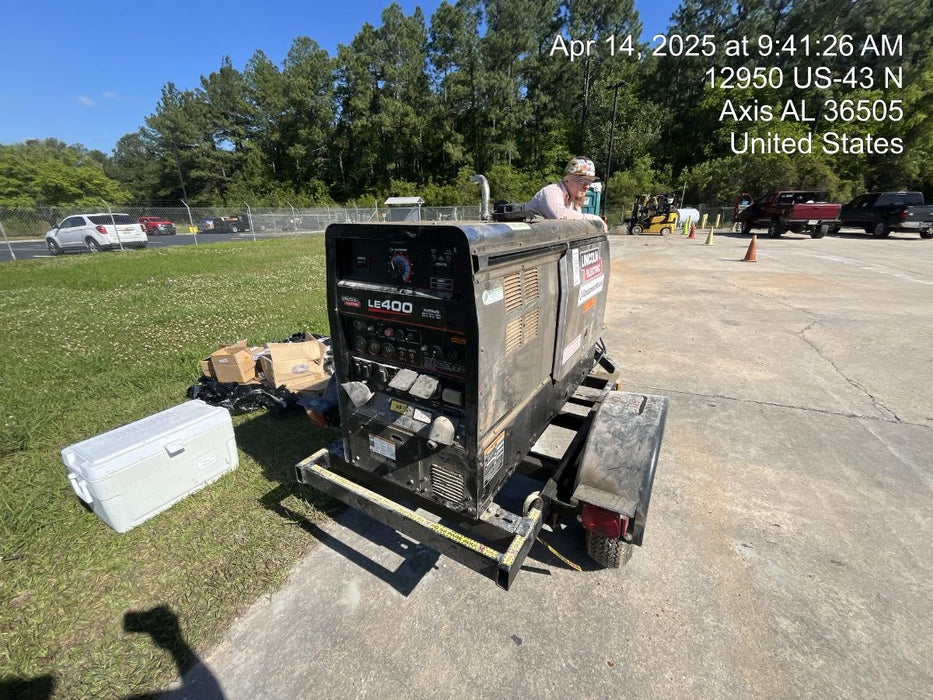 2024 Lincoln Electric LE400 Kubota V1505, Trlr, Cable Rack, Light Kit, ES Decals, T3