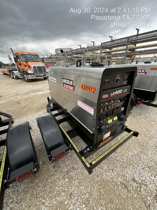 2024 Lincoln Electric LE400 Kubota V1505, Trlr, Cable Rack, Light Kit, ES Decals, T3