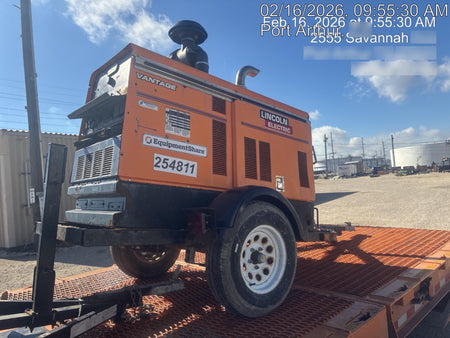 2022 Lincoln Electric Vantage 549X Crosslink Technology, Trailer Mounted