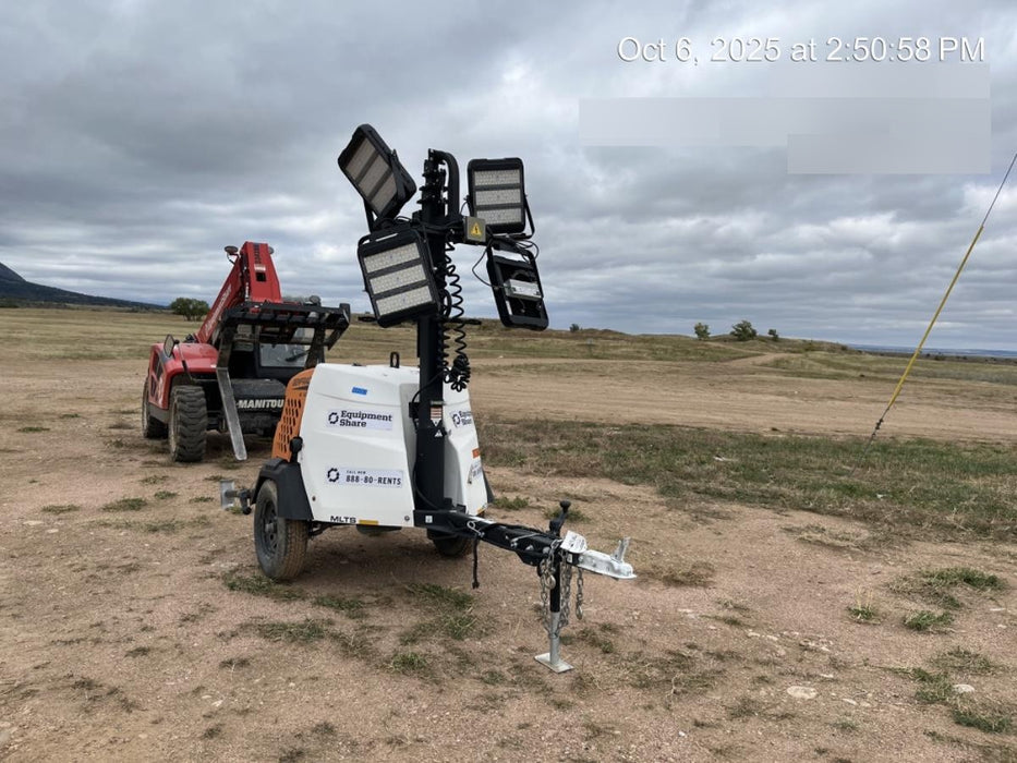 2023 Generac MLT2 Diesel, Flex Switch 120V Input, Powerzone Controller, 
(4) 320W LED Lights, 4kW Generator, 39.9 Gal Fuel Tank, 2" Ball, T3