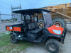 2021 Kubota RTV-X1140W-H Plastic Canopy, Windshield Acrylic Clear, LED Strobe Light, Wire Harness Kit, Back up Alarm