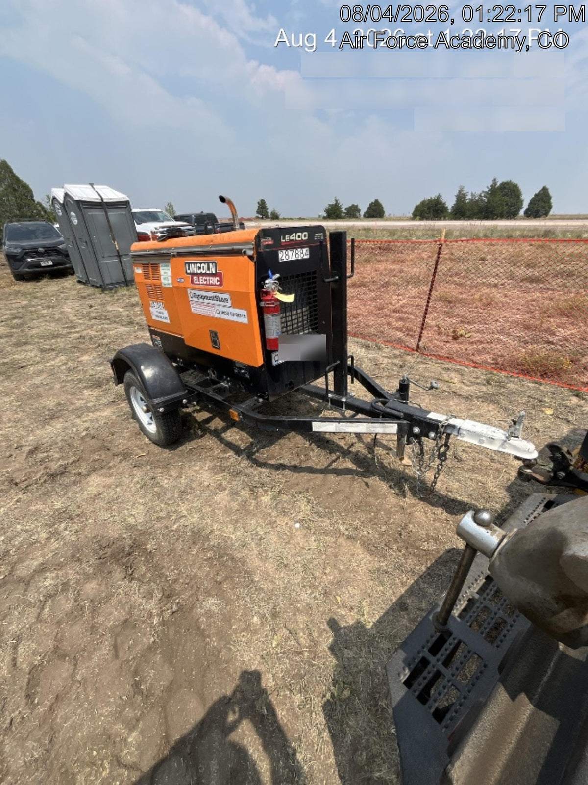 2023 Lincoln Electric LE400 Kubota V1505, Trlr, Cable Rack, Light Kit, ES Decals, T3