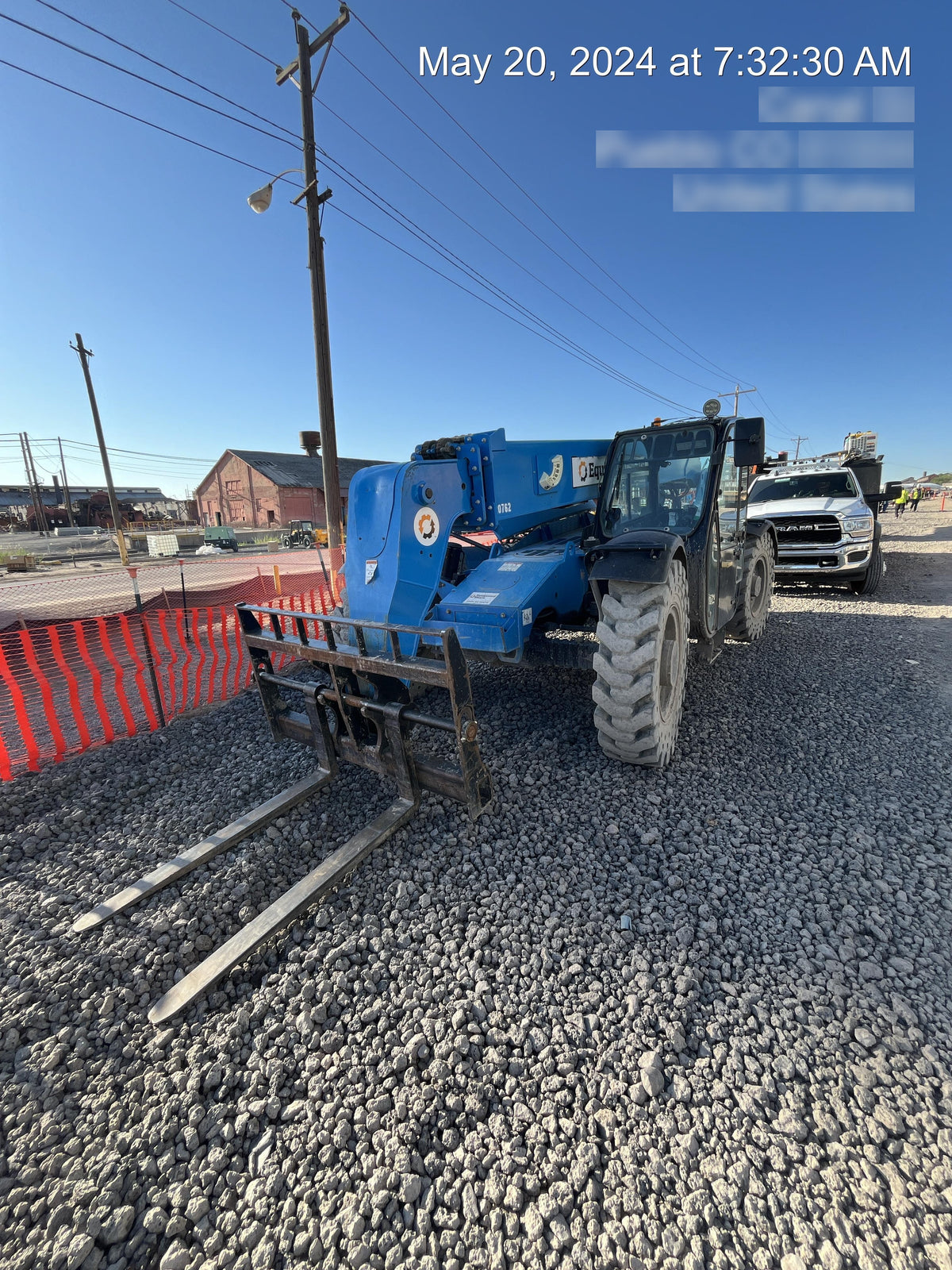 2018 Genie GTH-844 Genie GTH-844 w/Enclosed Cab w/HVAC, Work Lights, Solid Tires, Beacon, 60" Carriage and Forks