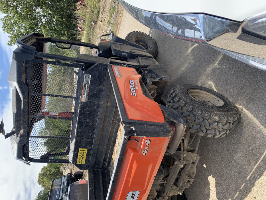 2019 Kubota RTV-XG850WL-H 4wd Utility Cart, Gas, 2 Seat, LED Strobe, Windshield Tempered Glass, Plastic Canopy, Wire Harness Kit, Backup Alarm