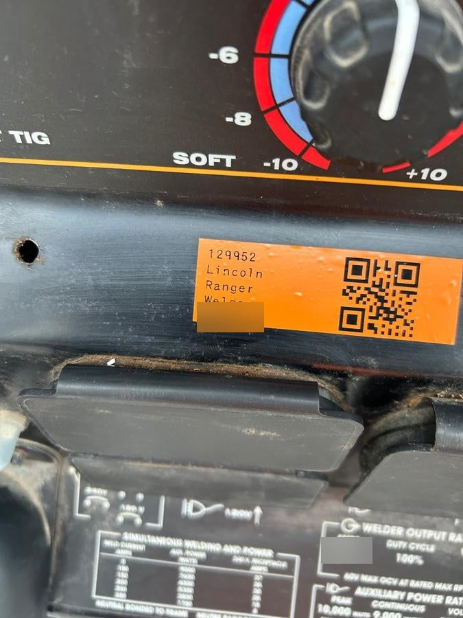2021 Lincoln Electric Ranger 305 LPG K3430-1, Ranger 305 LPG, Undercarriage, Tank Holder & Strap, 10kw AC Gen, 25hp Kohler LPG Eng