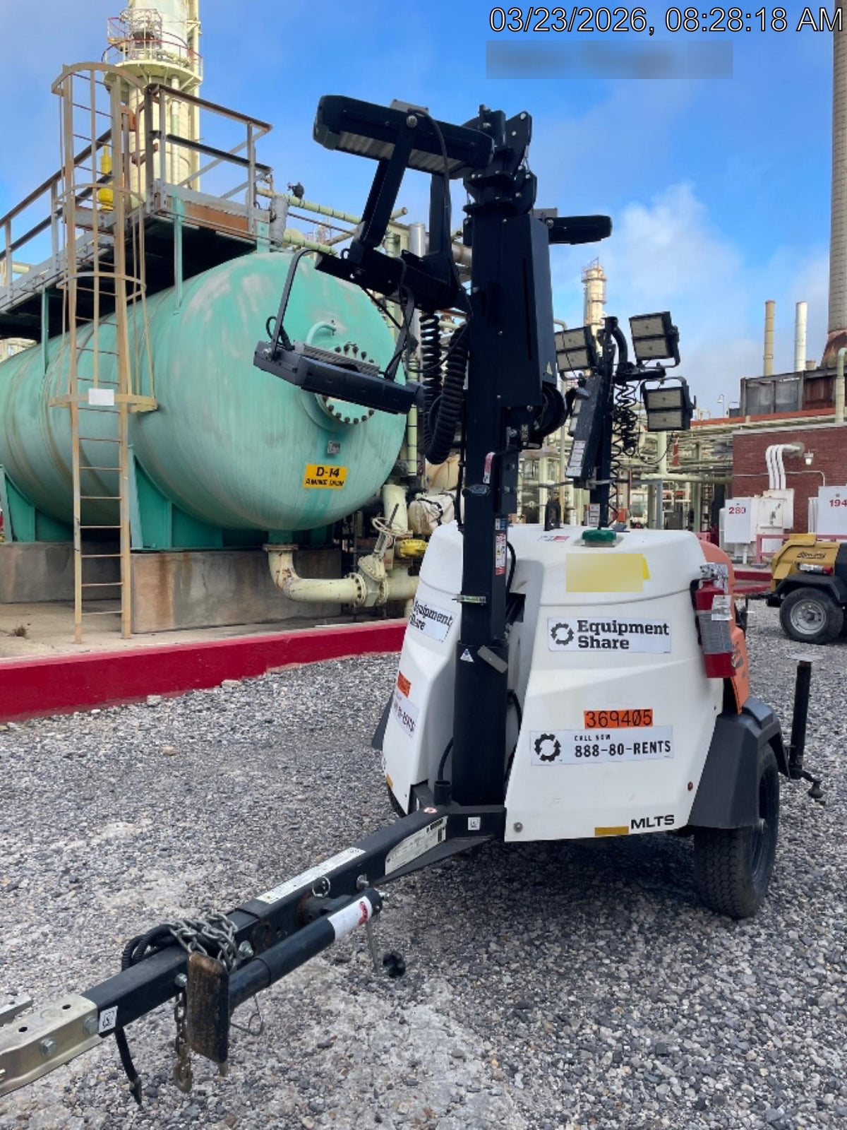 2023 Generac MLT2 Diesel, Flex Switch 120V Input, Powerzone Controller, 
(4) 320W LED Lights, 4kW Generator, 39.9 Gal Fuel Tank, 2" Ball, T3